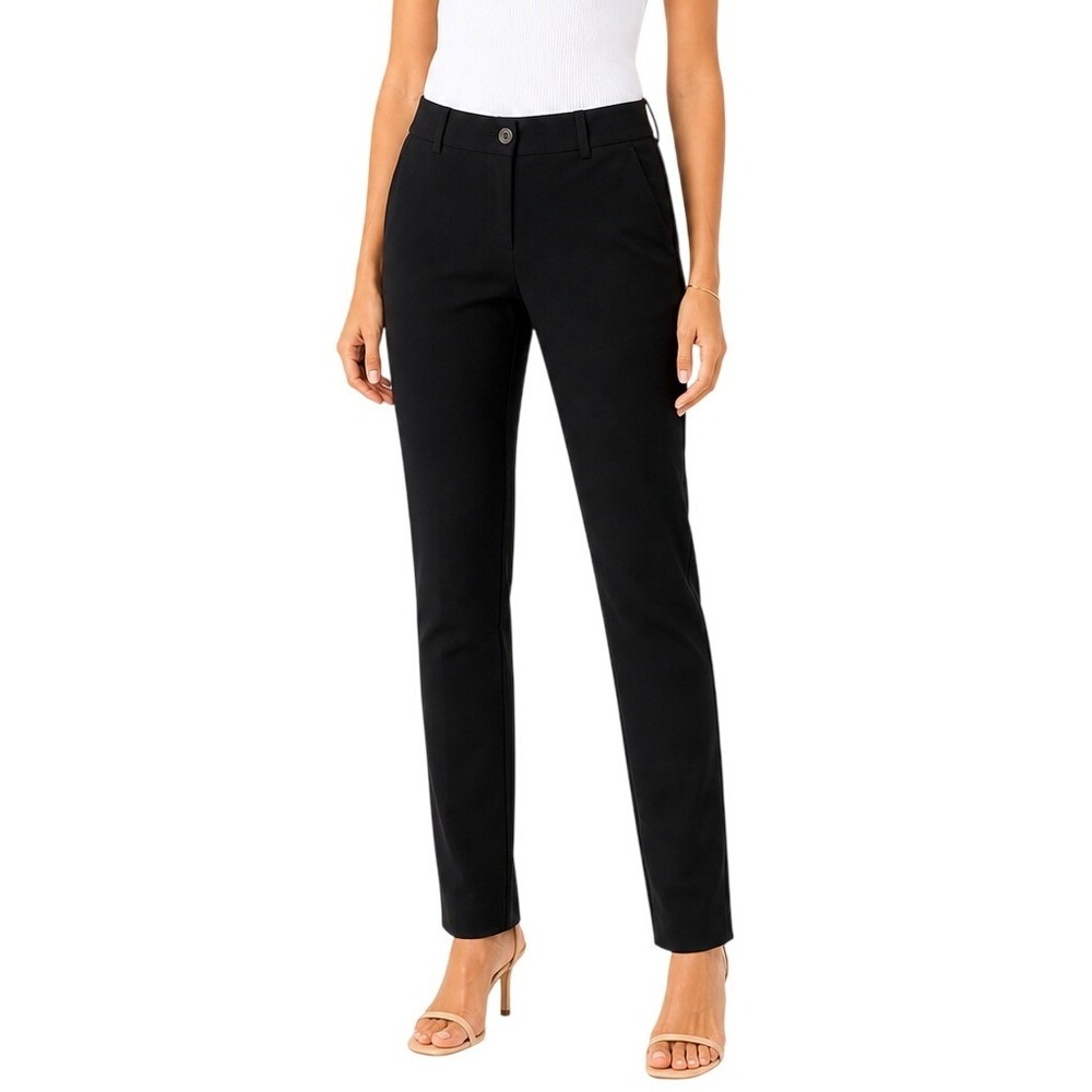 Michael Michael Kors Dress‎ Pants Womens Size 2 Black Slim Leg Trousers